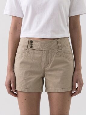 Tommy Hilfiger Womens Tannish Beige Shorts Size 2